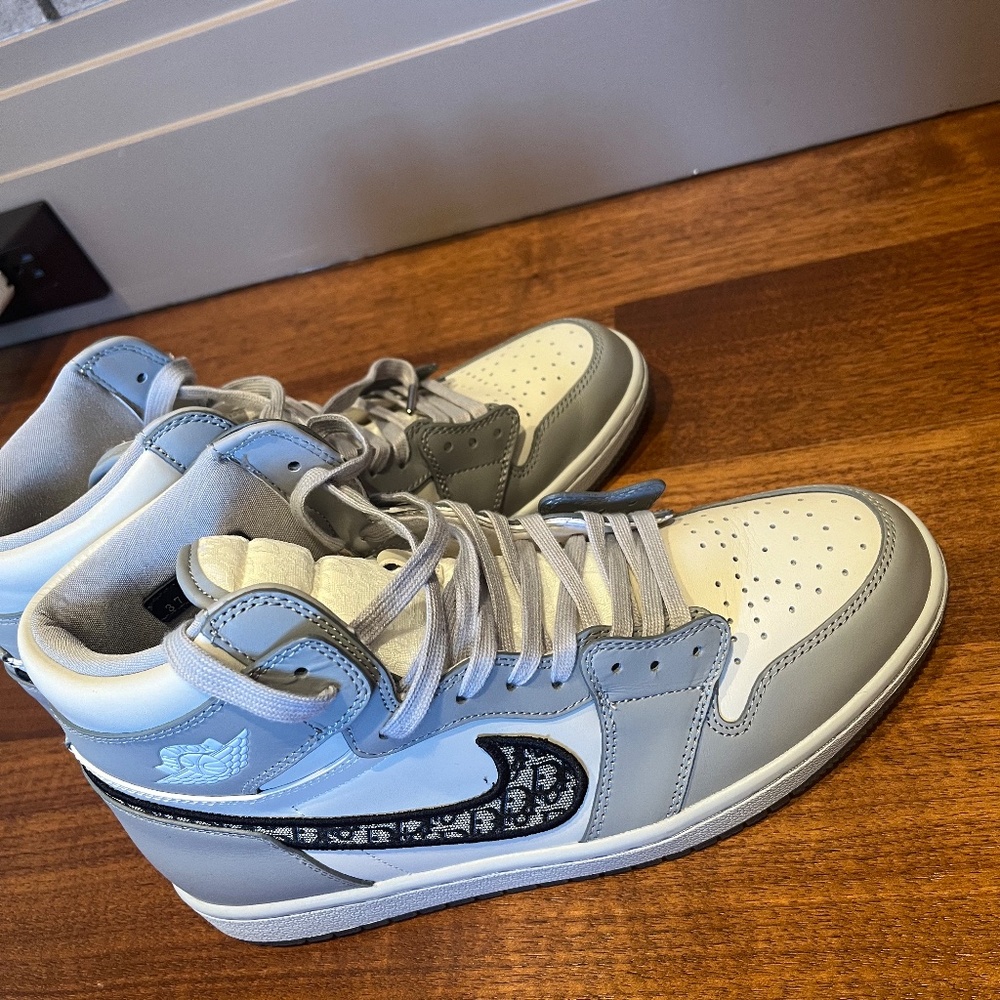 Men's Dior x Air Jordan 1 High US size 12 EU size 46 - Picture 9 of 15